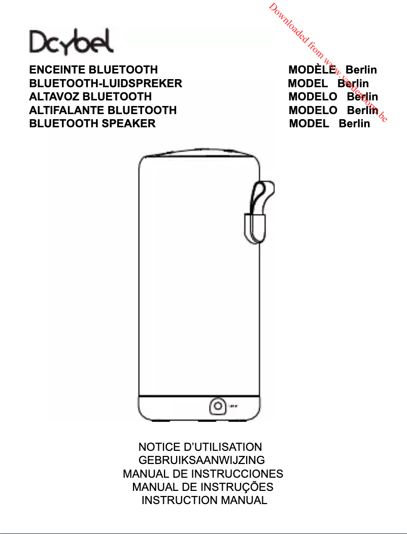 Page n°1 - Manuel utilisateur Dcybel Berlin