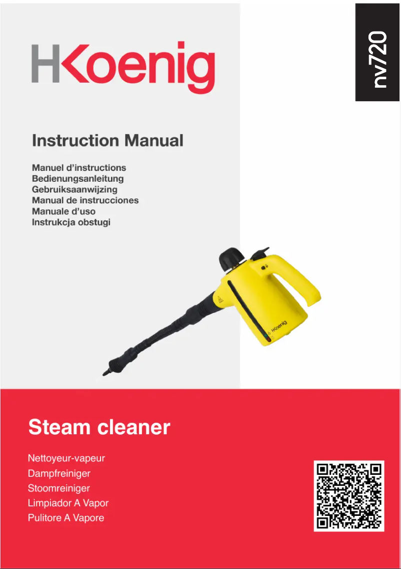 Page 1 de la notice Manuel utilisateur H.Koenig NV720