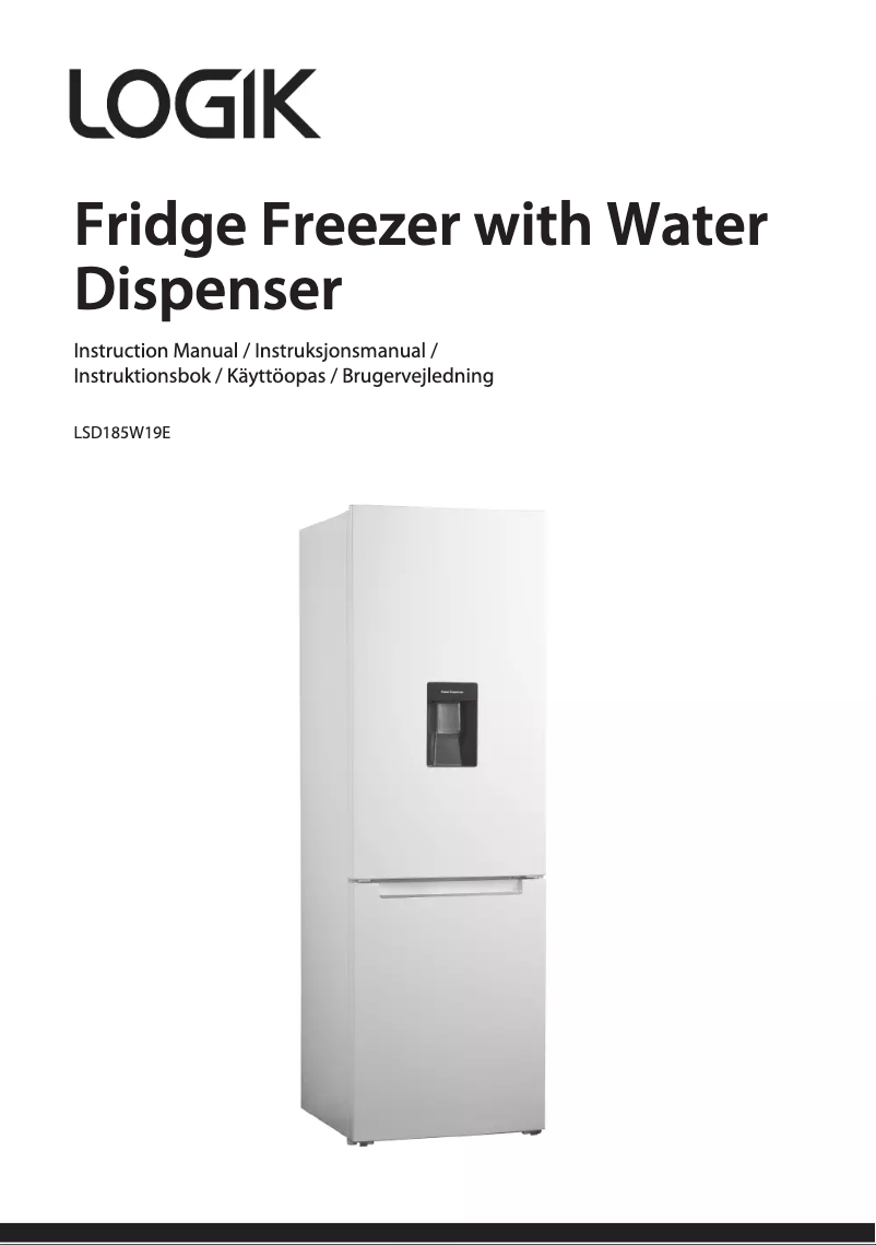 Page 1 de la notice Manuel utilisateur Logik LSD185W19E