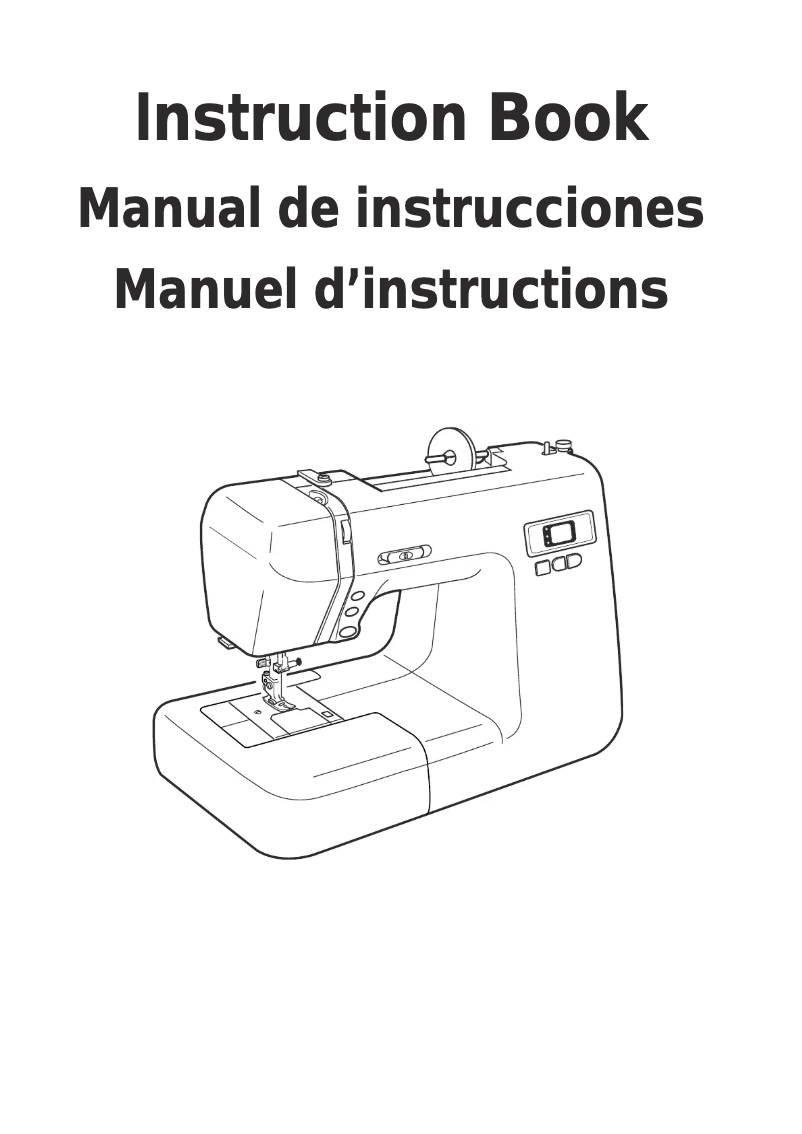 Page n°1 - Manuel utilisateur Janome DC2011