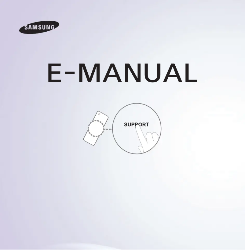 Image de la première page du manuel de l'appareil UN40ES6450F