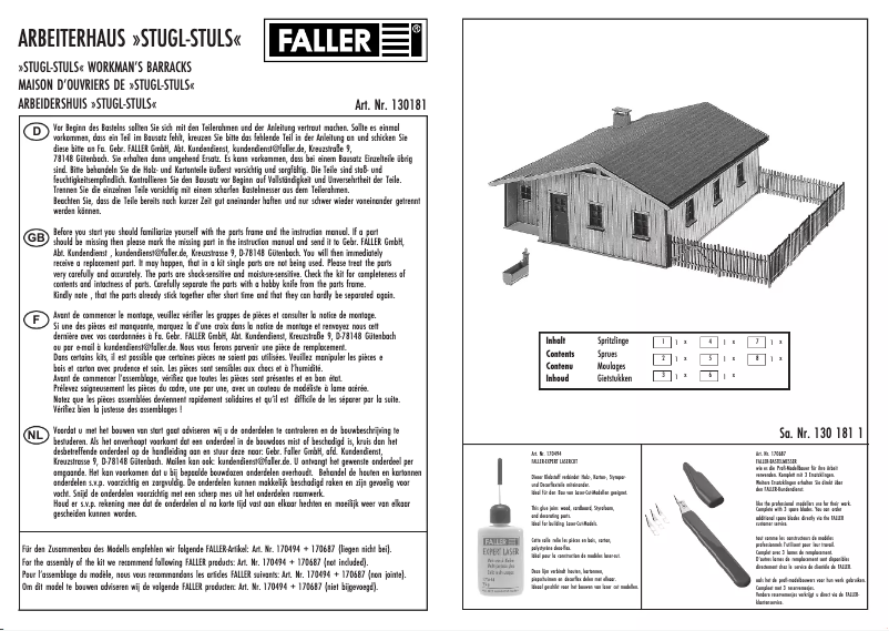 Page n°1 - Manuel utilisateur Piko 130181