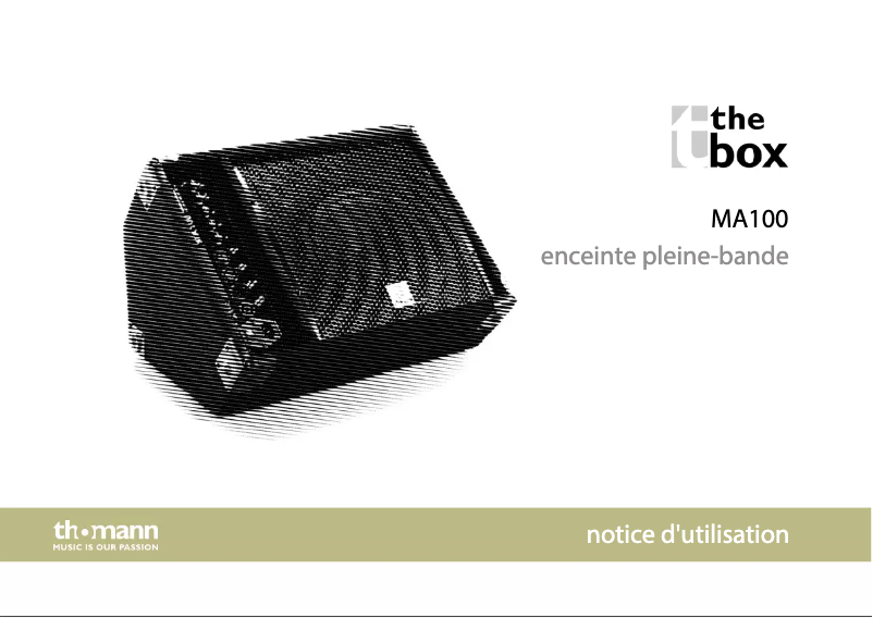 Page n°1 - Manuel utilisateur The Box MA100