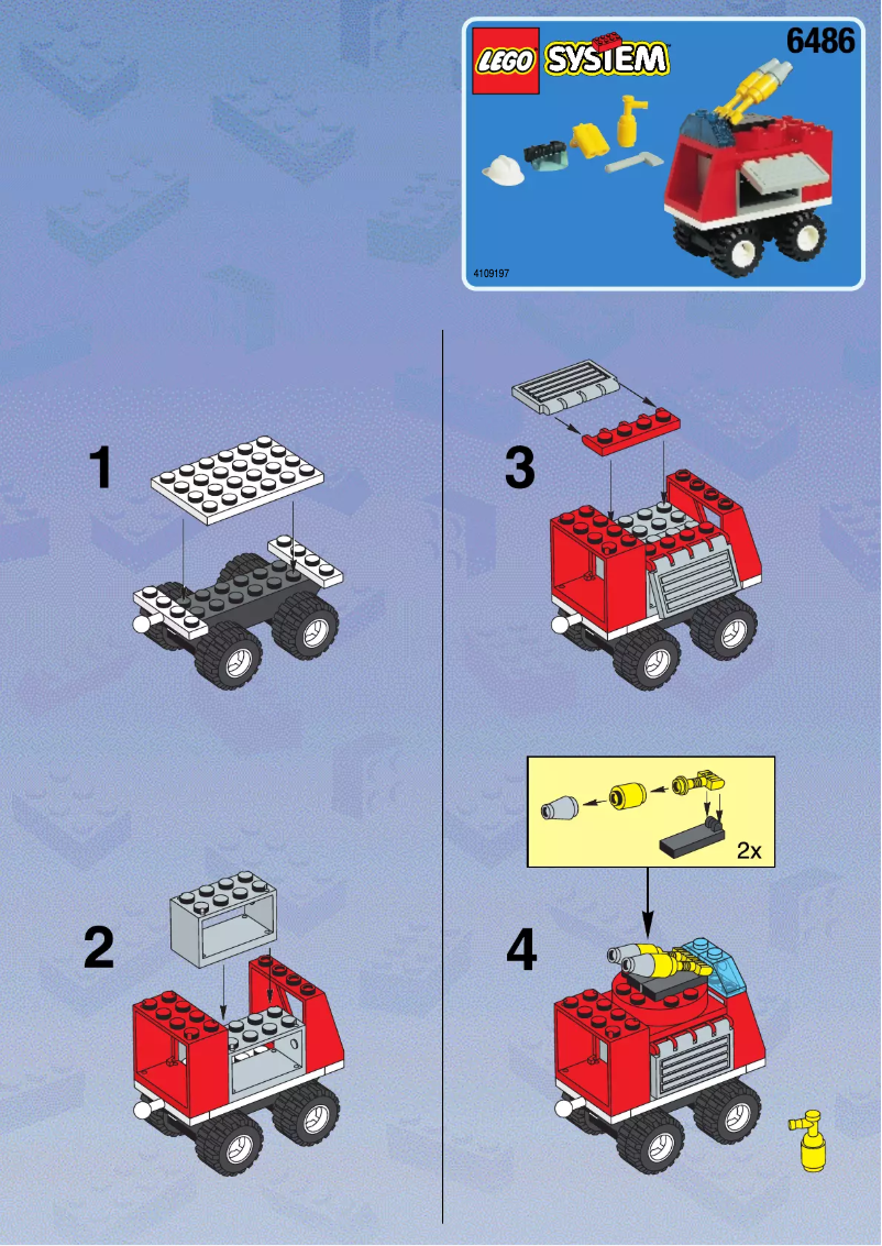 Page 1 de la notice Manuel utilisateur Lego City 6486