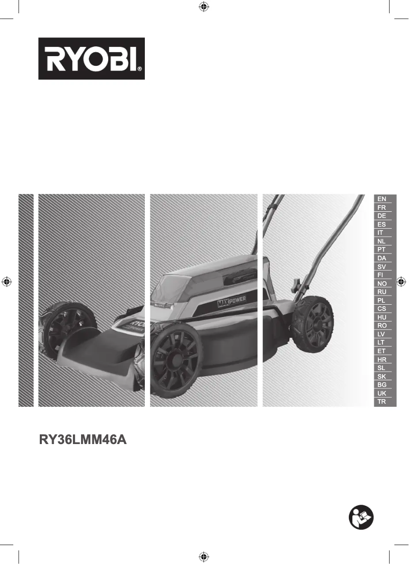 Page n°1 - Manuel utilisateur RYOBI Max Power RY36LMM46A
