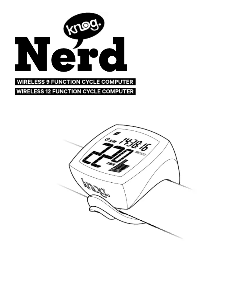 Image de la première page du manuel de l'appareil Nerd 12
