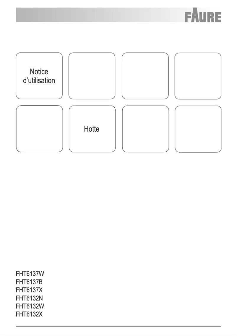 Image de la première page du manuel de l'appareil FHT6132W