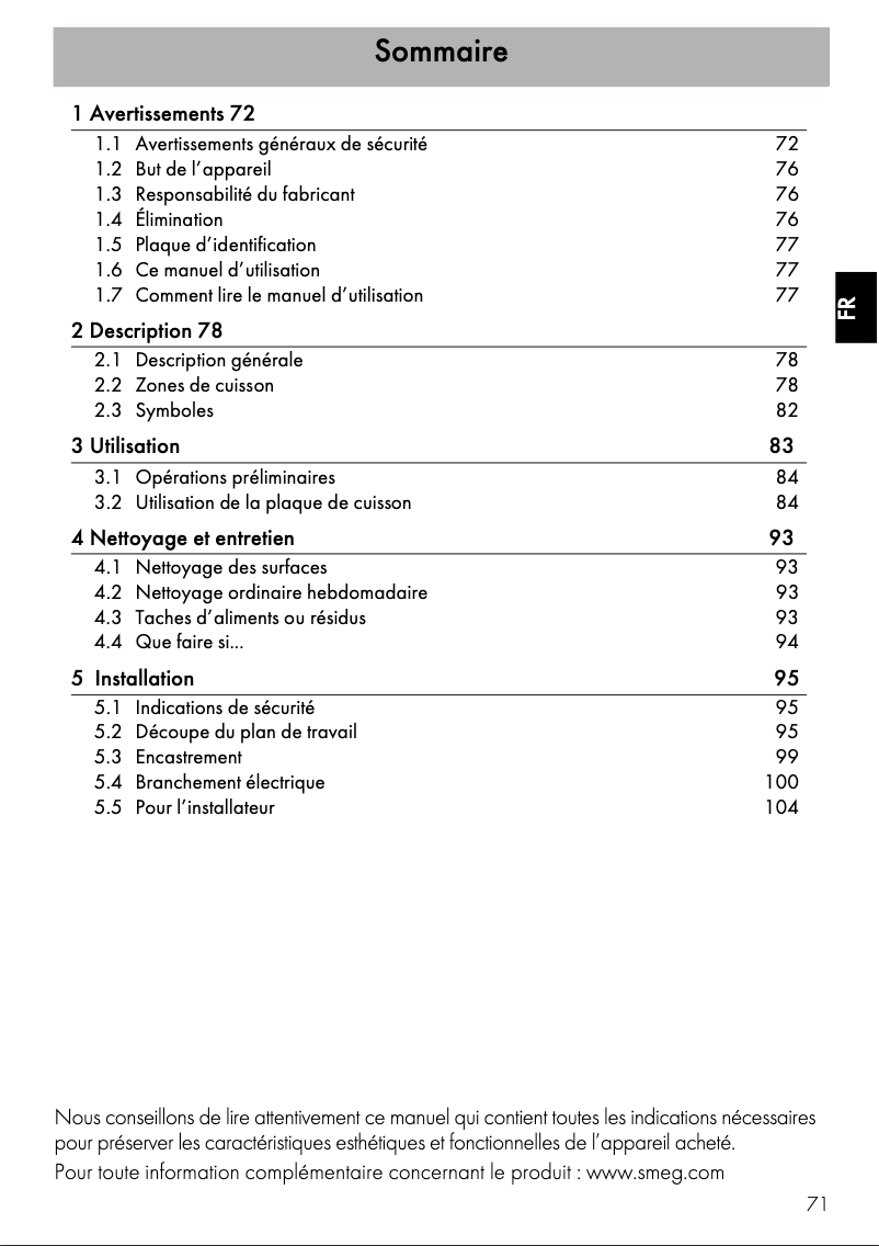 Image de la première page du manuel de l'appareil SE364TD