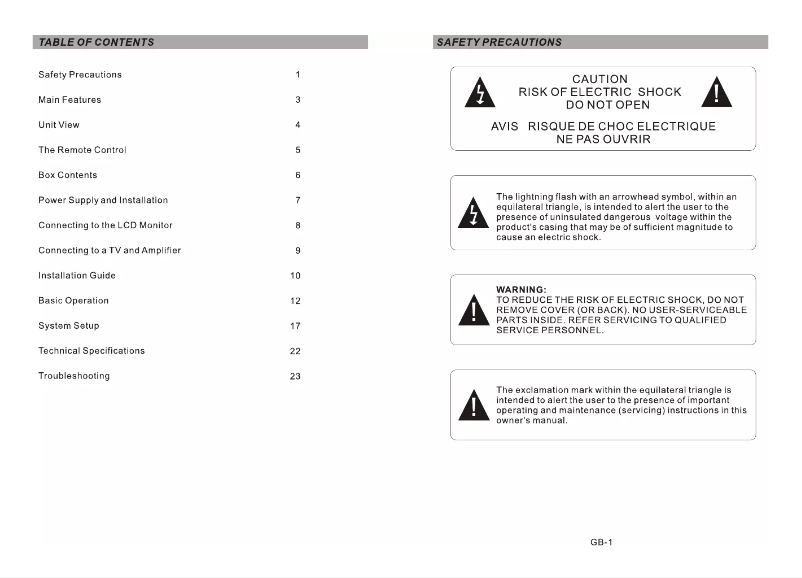 Page 1 de la notice Manuel utilisateur Scott TSX 710 Pack Dayton