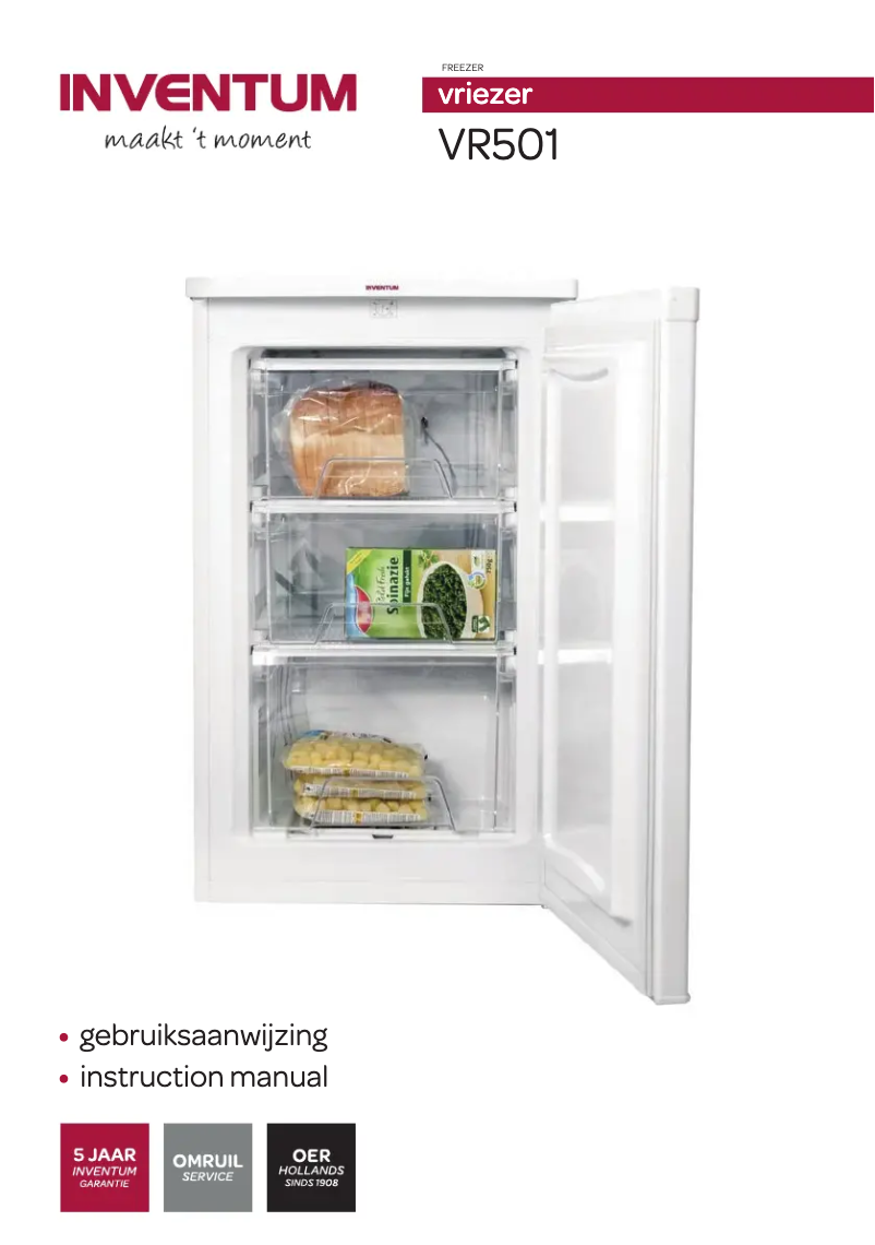 Page n°1 - Manuel utilisateur Inventum VR501