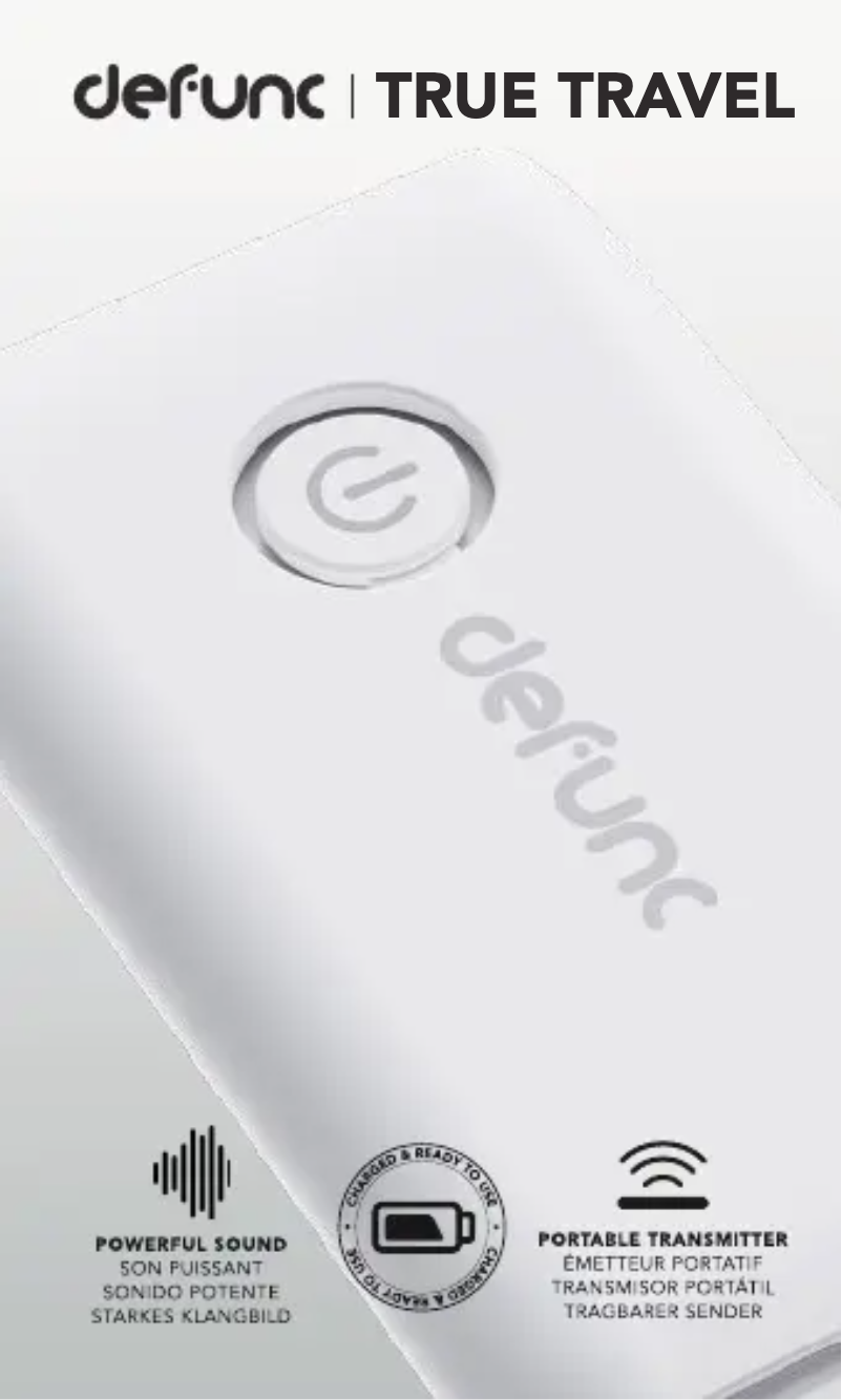 Image de la première page du manuel de l'appareil True Travel