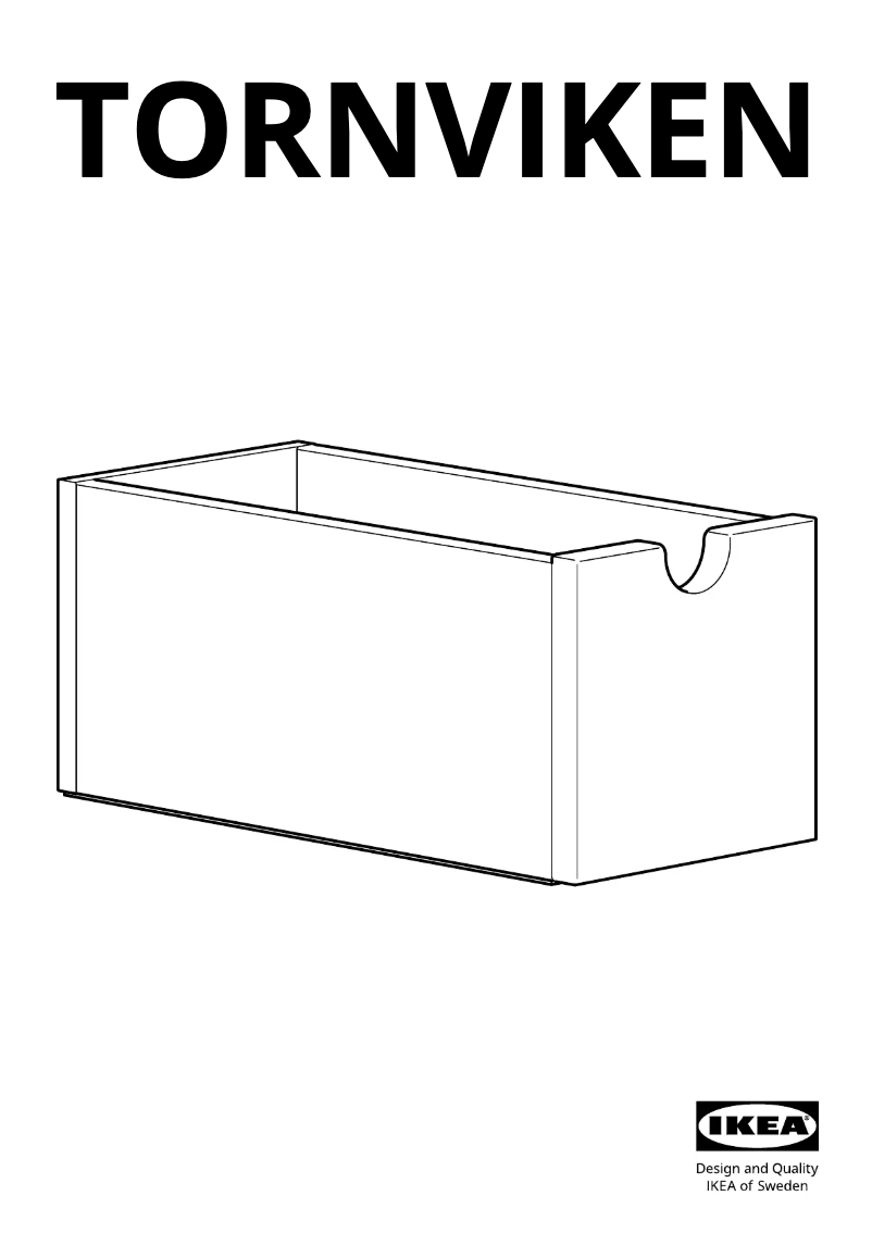 Imagen de la primera página del manual del dispositivo TORNVIKEN 603.590.29