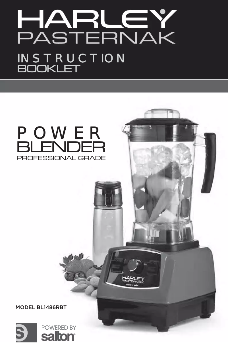 Page n°1 - Manuel utilisateur Harley Pasternak BL1486RBT
