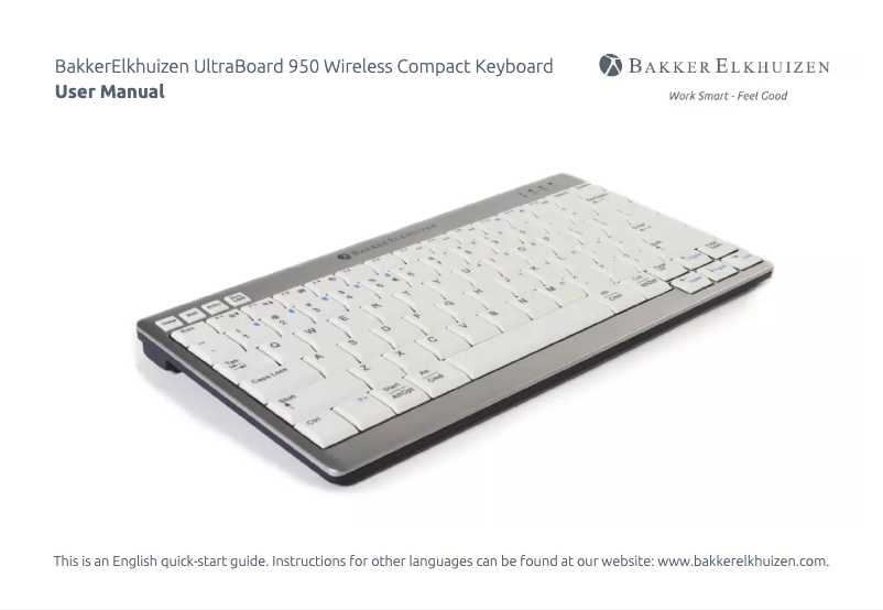 Image de la première page du manuel de l'appareil UltraBoard 950