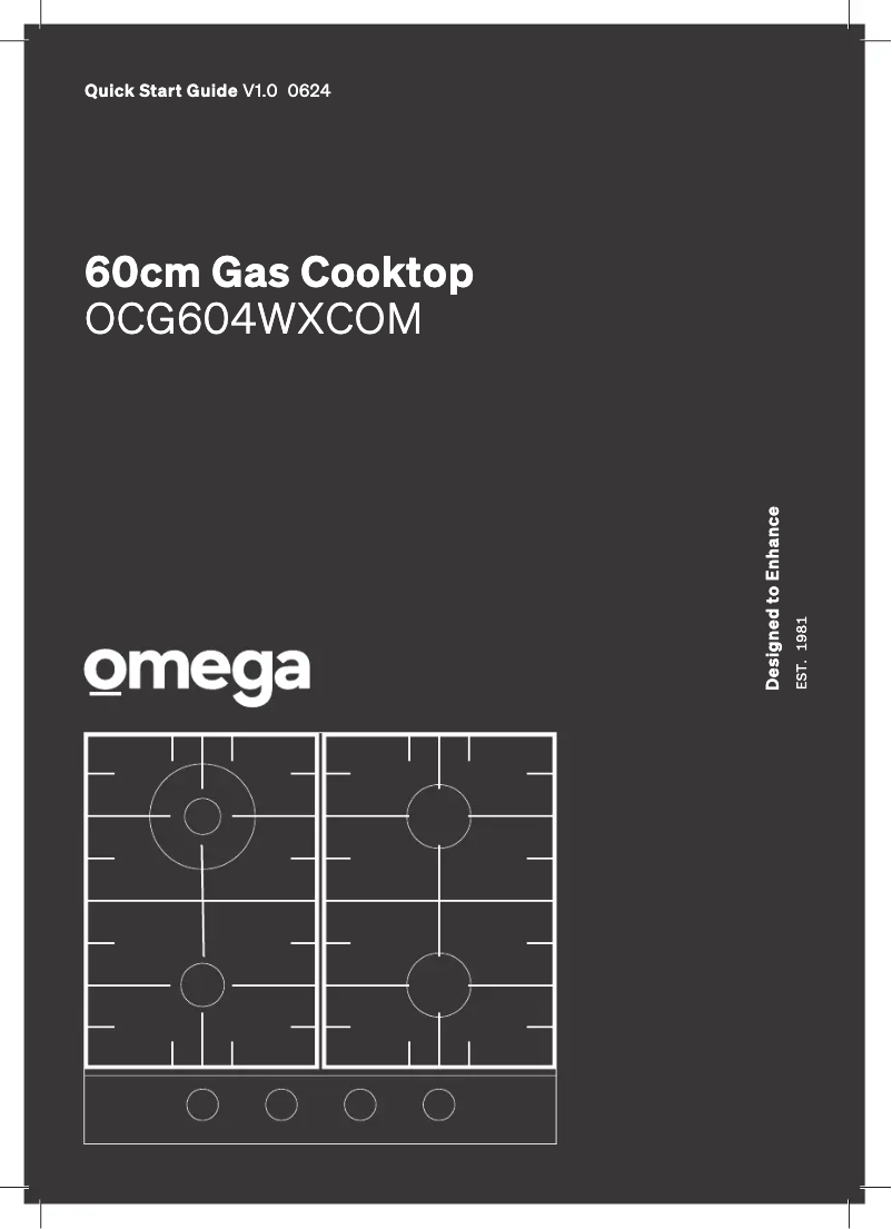 Image de la première page du manuel de l'appareil OCG604WXCOM
