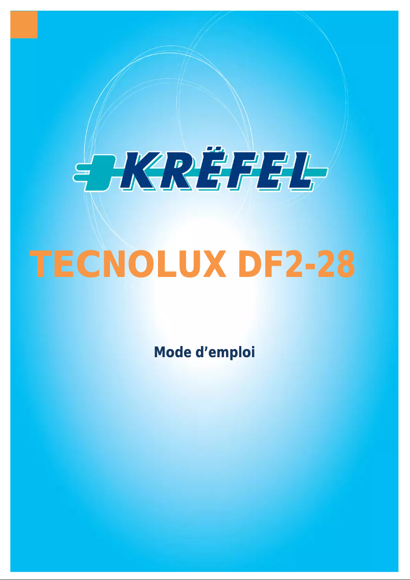 Image de la première page du manuel de l'appareil DF2-28