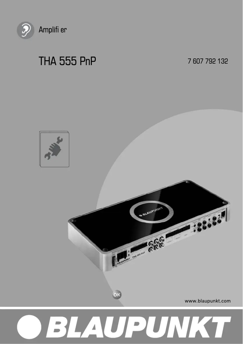 Page 1 de la notice Manuel utilisateur Blaupunkt THA 555 PNP