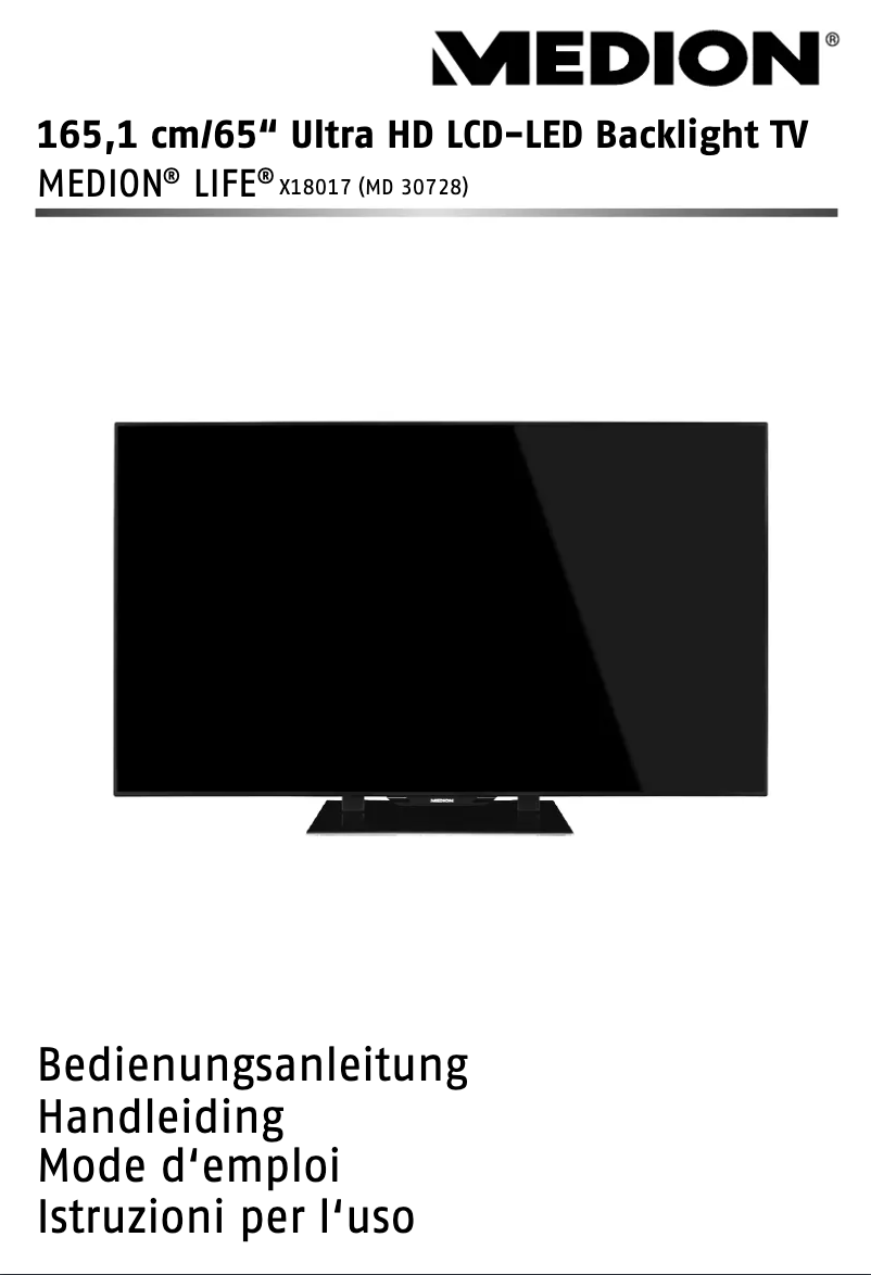 Image de la première page du manuel de l'appareil MD 30728 LIFE X18017