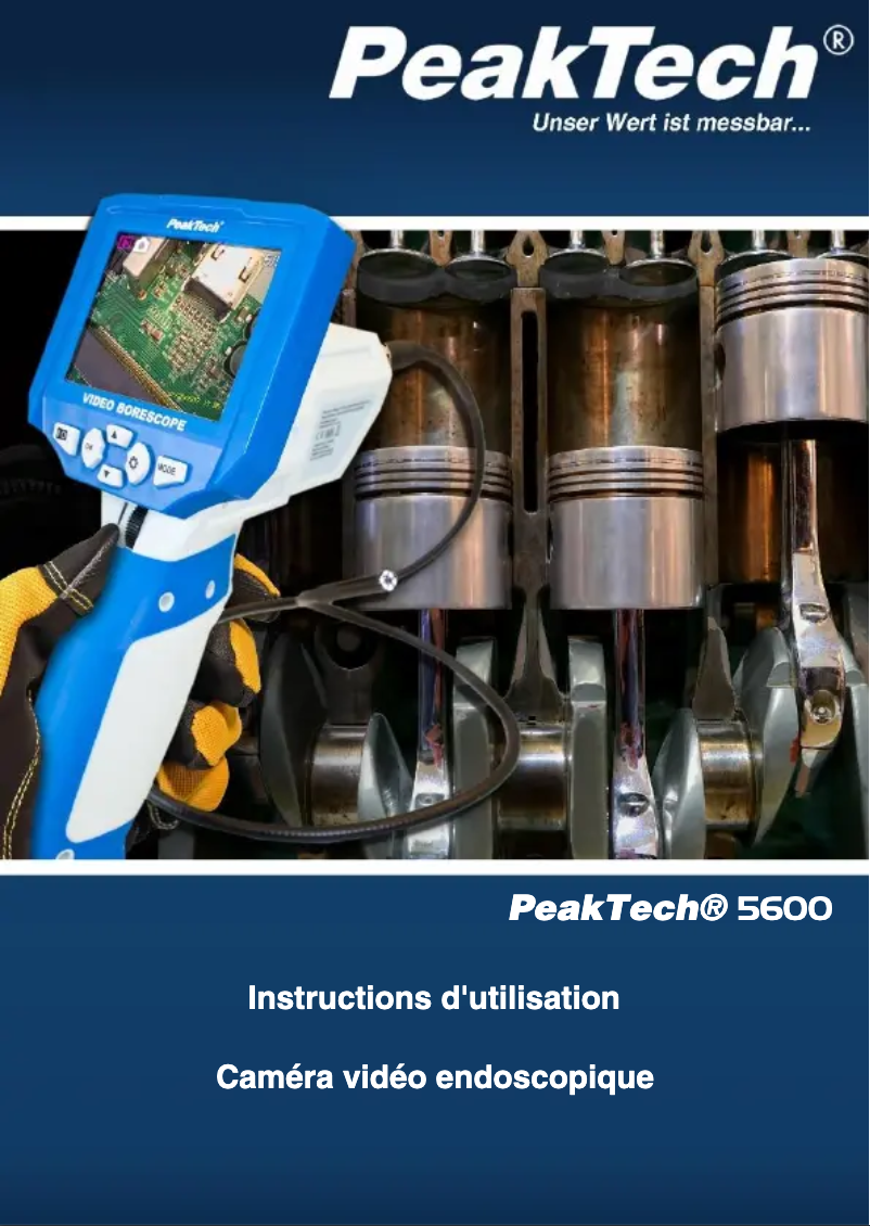 Página 1 del manual Manual de usuario PeakTech 5600