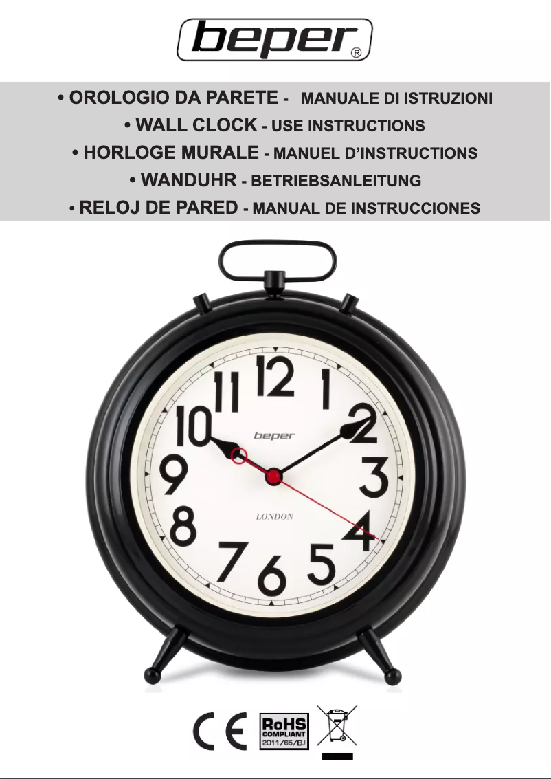 Page 1 de la notice Manuel utilisateur Beper 70.828