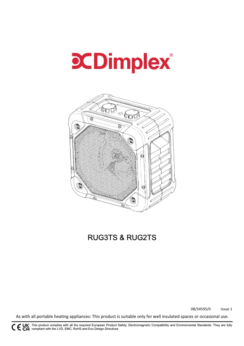 Image de la première page du manuel de l'appareil RUG3TS