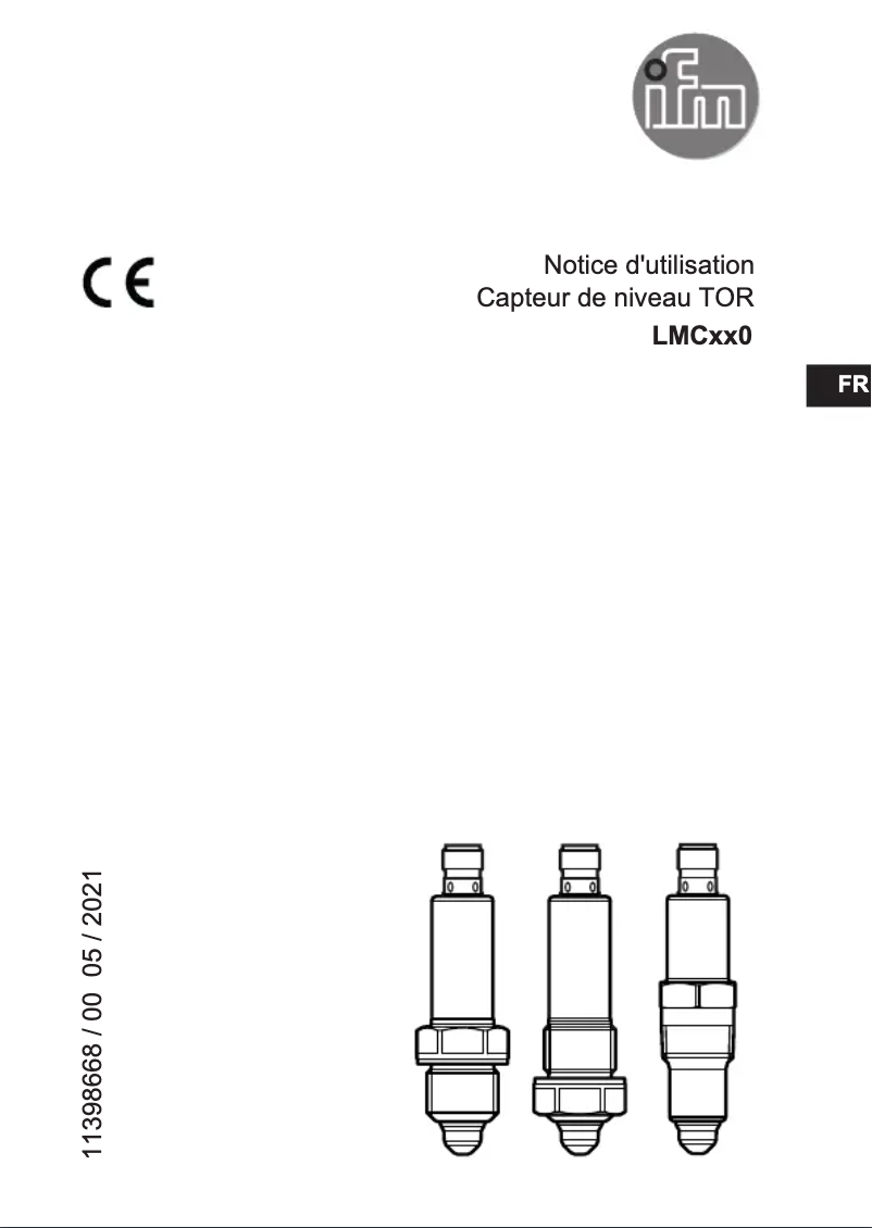 Page n°1 - Manuel utilisateur IFM LMC510