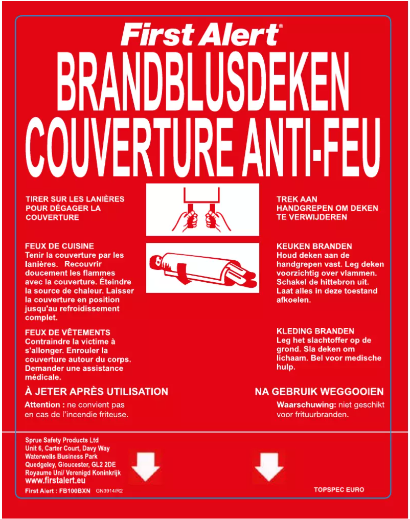 Page n°1 - Manuel utilisateur First Alert FB100BXN