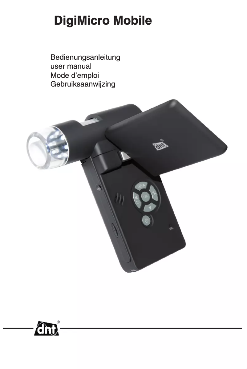 Image de la première page du manuel de l'appareil DigiMicro Mobile