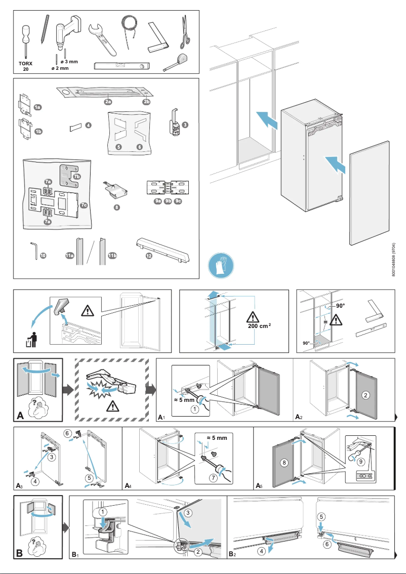 Page n°1 - Guide d'installation Neff KI8816D30
