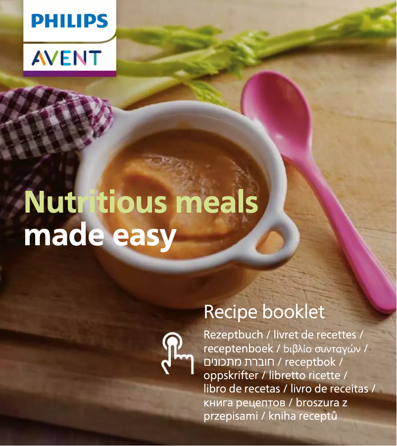 Image de la première page du manuel de l'appareil Avent SCF870