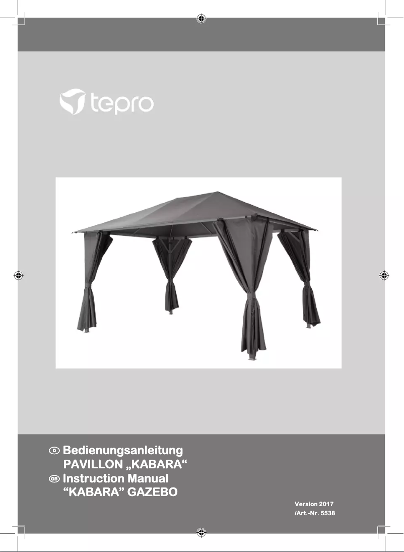 Image de la première page du manuel de l'appareil Kabara