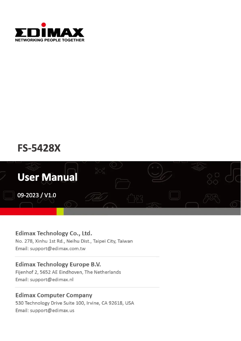 Página 1 del manual Manual de usuario Edimax FS-5428X