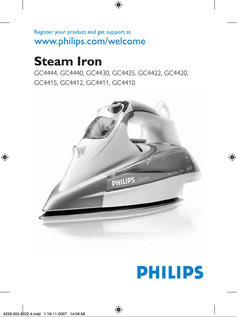 Página 1 del manual Manual de usuario Philips Azur GC4411