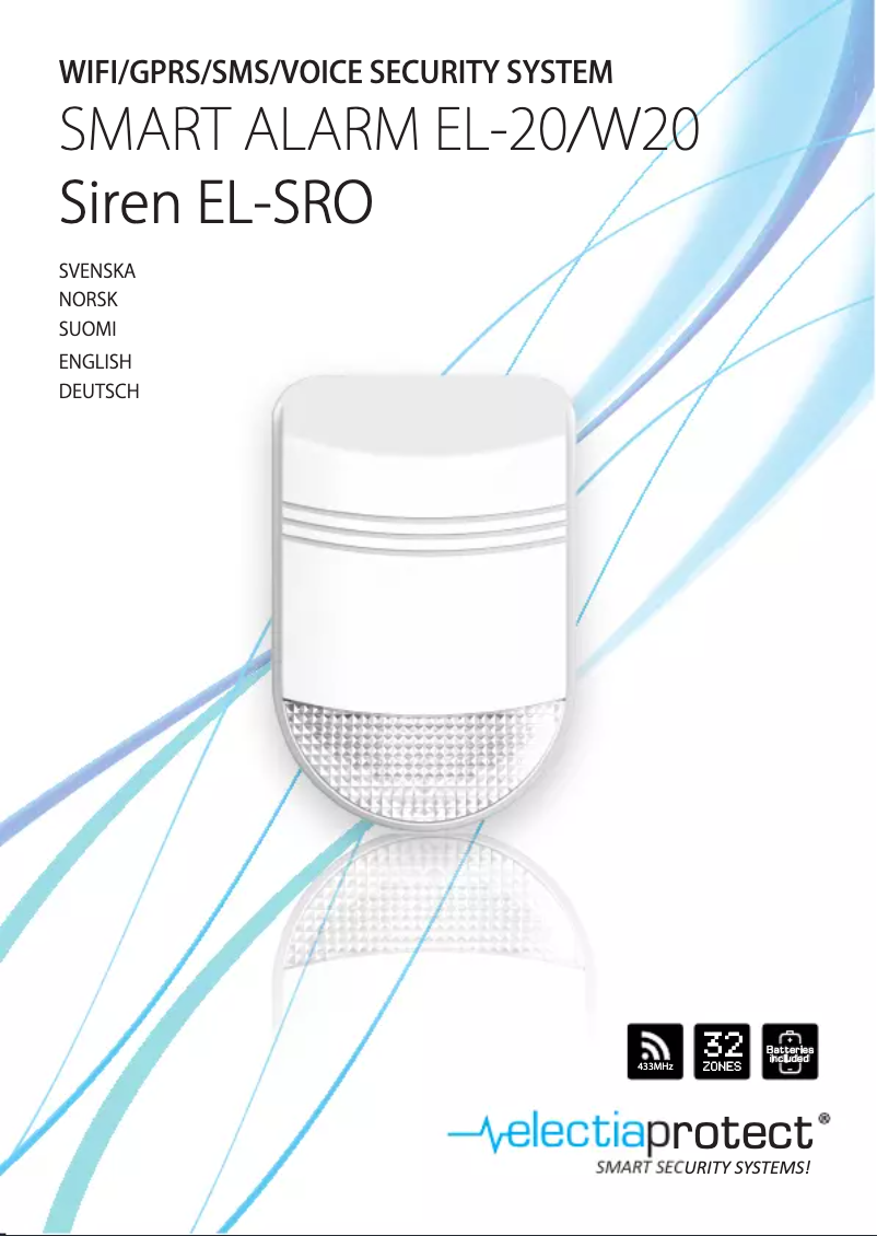 Page 1 de la notice Manuel utilisateur Electia EL-SRO