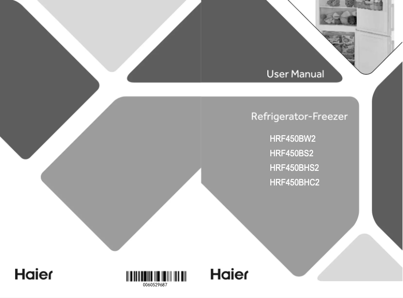 Page n°1 - Manuel utilisateur Haier HRF450BW2