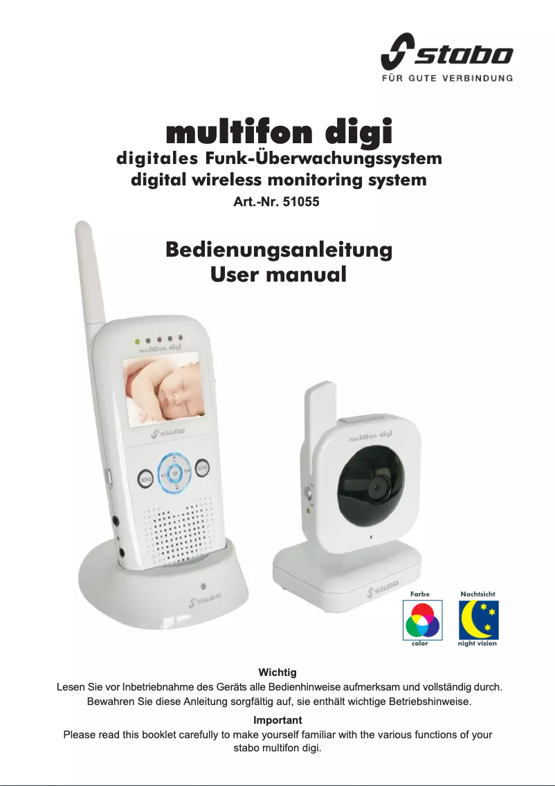 Imagen de la primera página del manual del dispositivo Multifon Digi