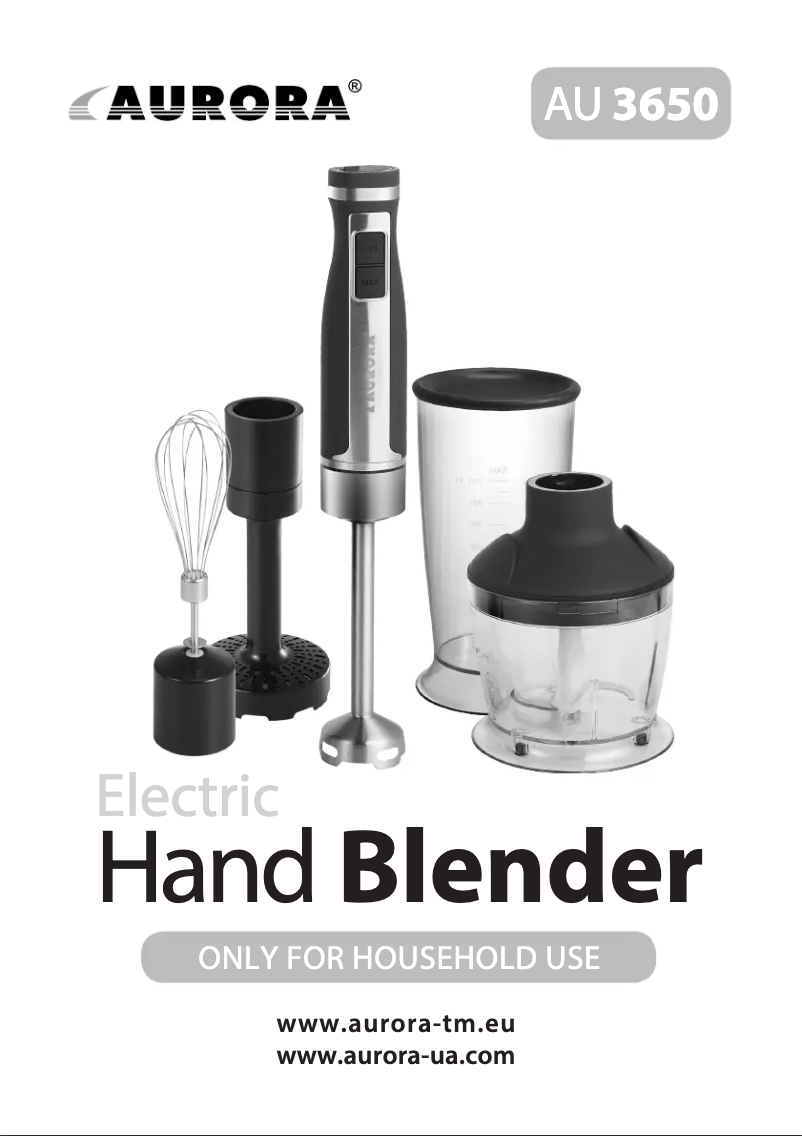 Image de la première page du manuel de l'appareil AU3650