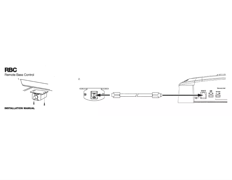 Page 1 de la notice Manuel utilisateur Infinity RBC