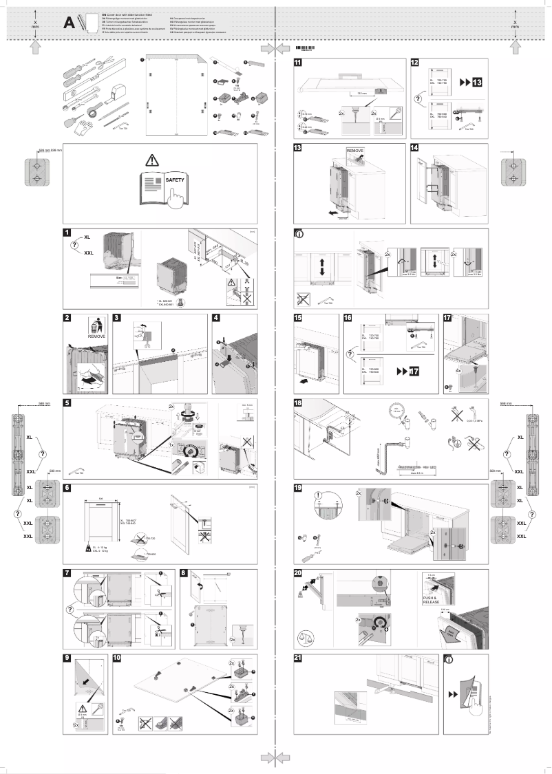 Page n°1 - Guide d'installation Atag VA8213SLO