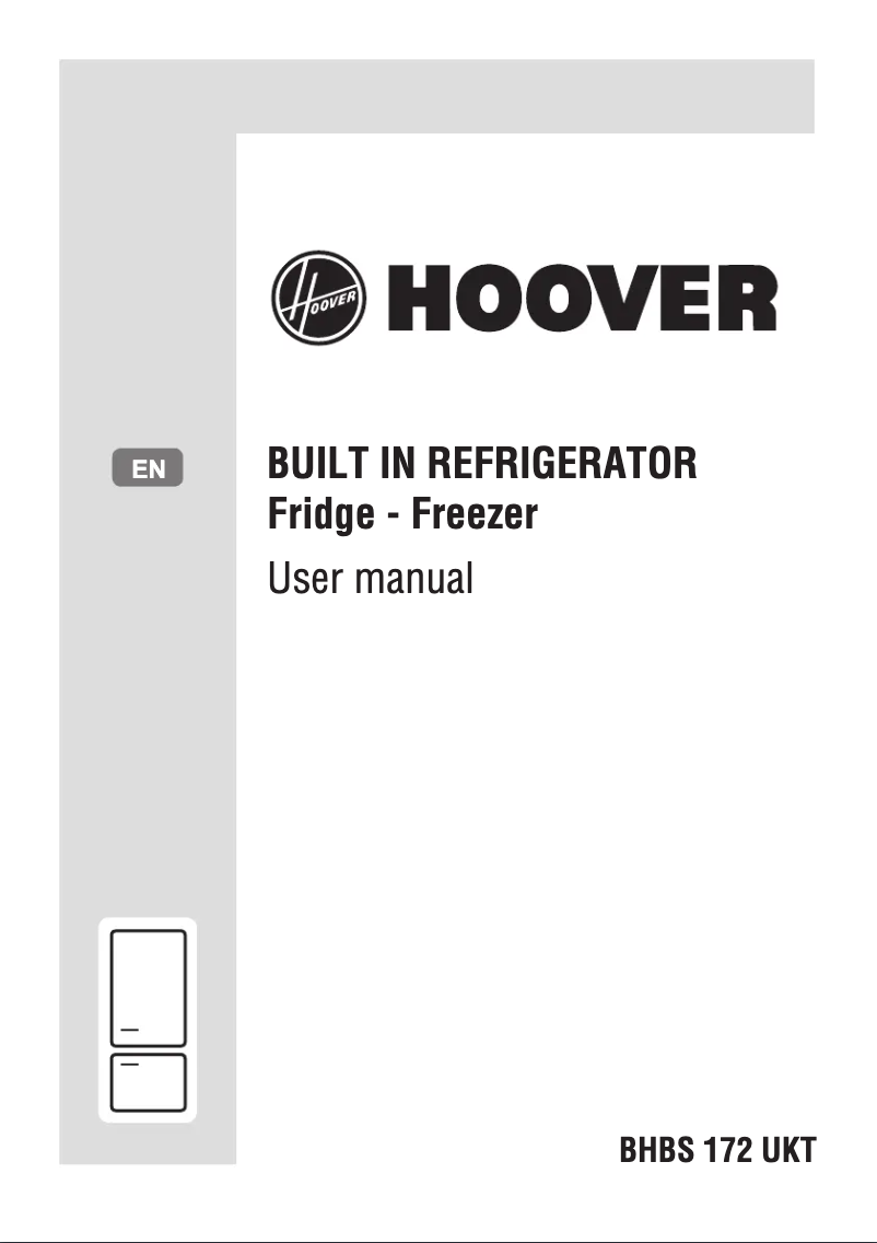 Page 1 de la notice Mode d'emploi Hoover BHBS 172 UKT