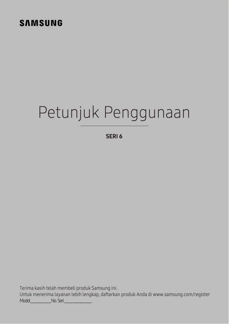 Page 1 de la notice Manuel utilisateur Samsung UA43KU6000K