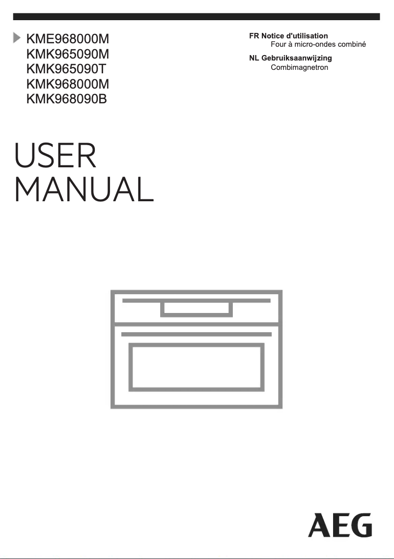 Page 1 de la notice Manuel utilisateur AEG KMK968090B
