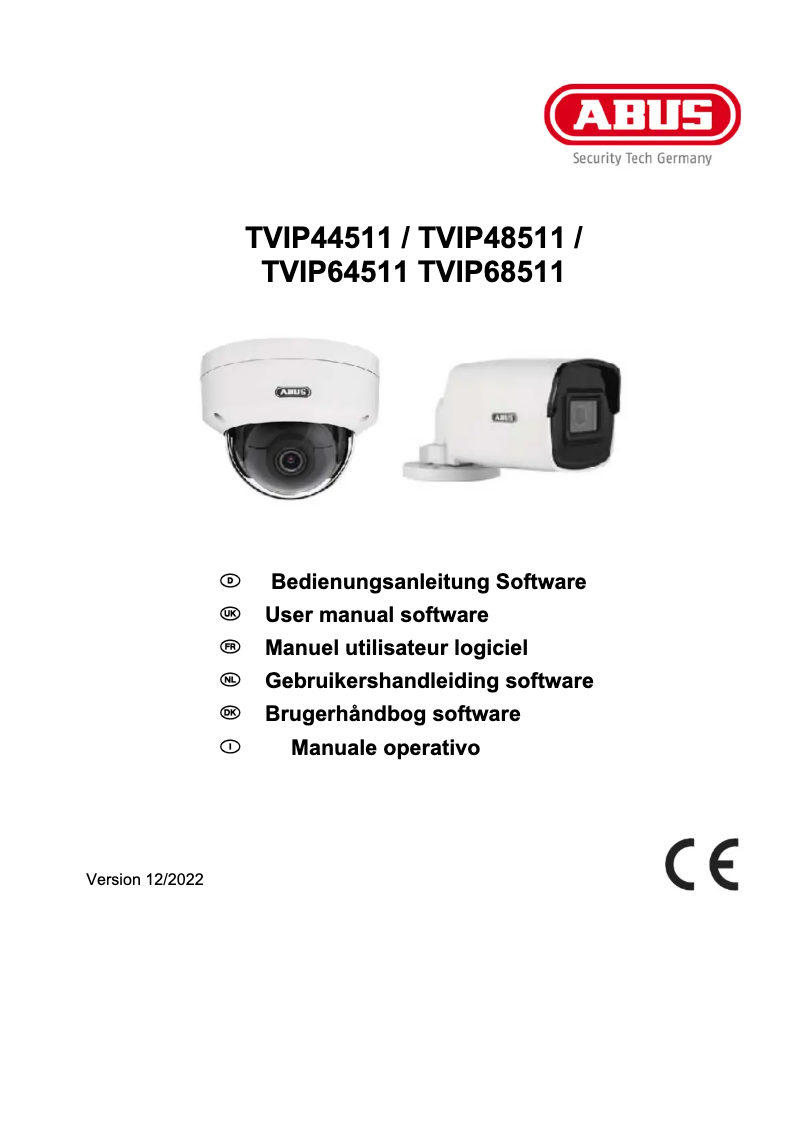 Image de la première page du manuel de l'appareil TVIP48511