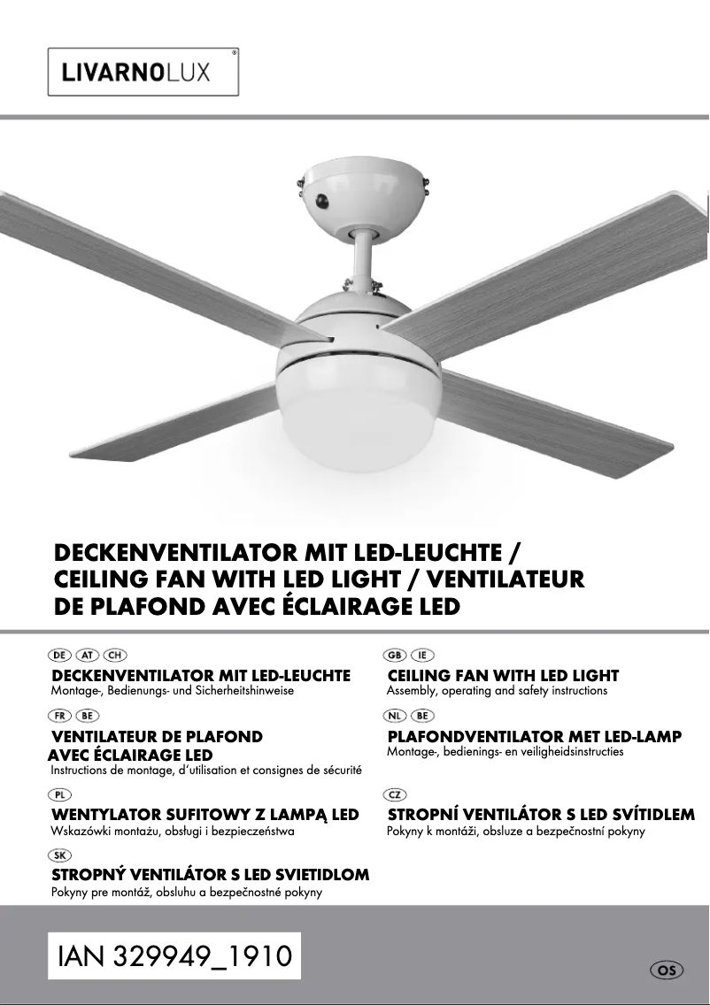 Page n°1 - Manuel utilisateur Livarno Lux IAN 329949