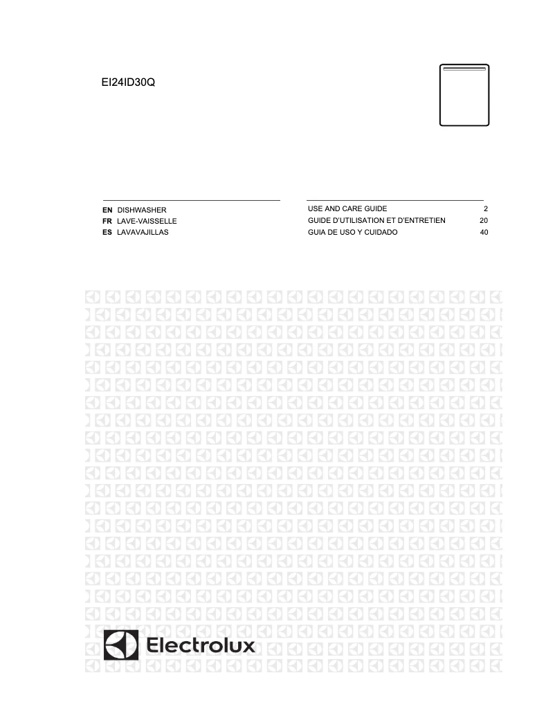 Image de la première page du manuel de l'appareil EI24ID30QW