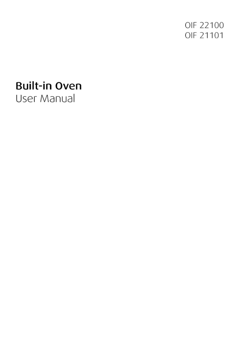 Page 1 de la notice Manuel utilisateur Beko OIF21101
