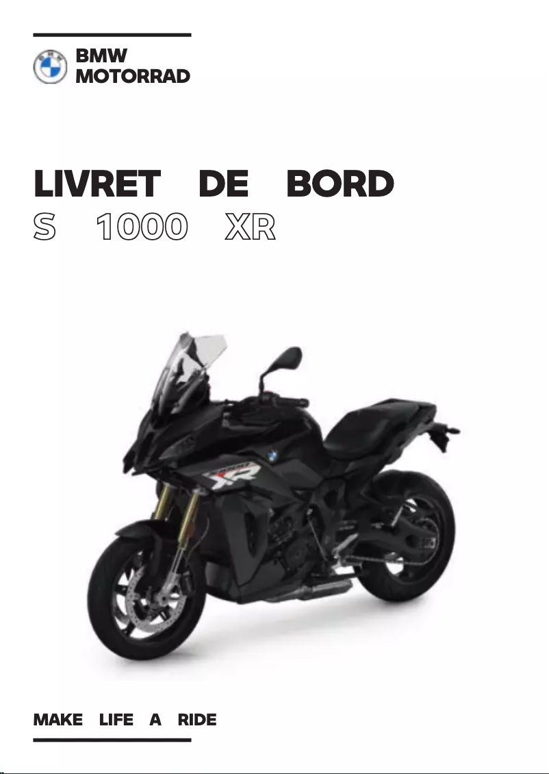 Página 1 del manual Manual de usuario BMW S 1000 XR (2023)