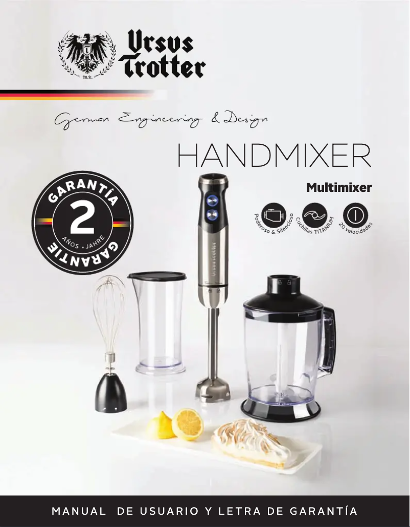 Page n°1 - Manuel utilisateur Ursus Trotter UT-KLOT800SS
