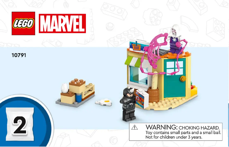 Page n°1 - Manuel utilisateur Lego Marvel Superheroes 10791