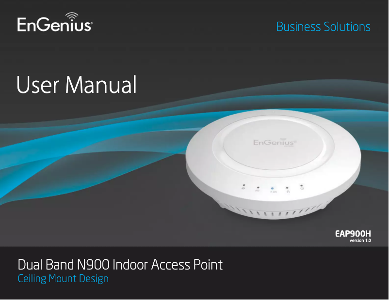 Page n°1 - Manuel utilisateur EnGenius EAP900H